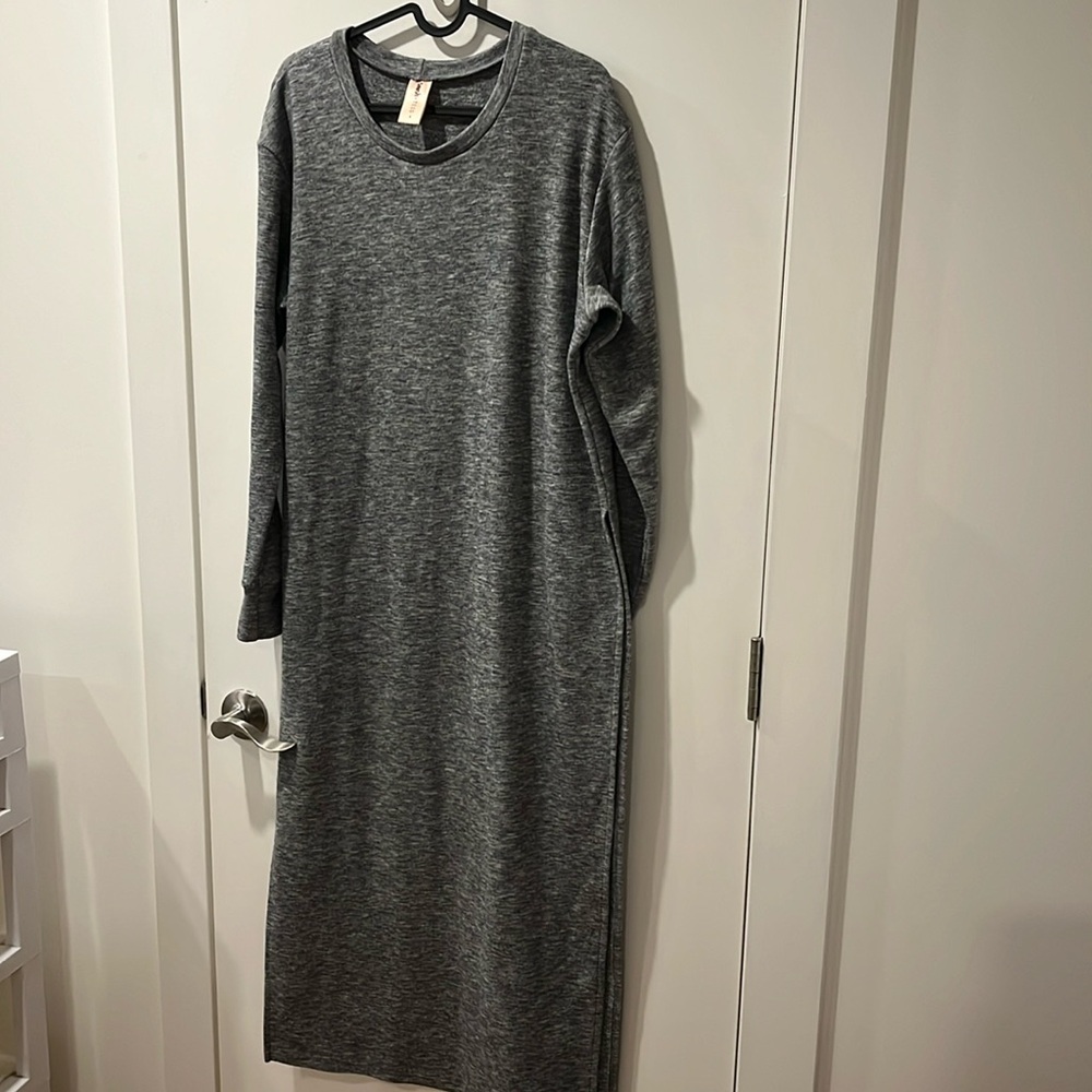 Smash + Tess Gray Midi Dress